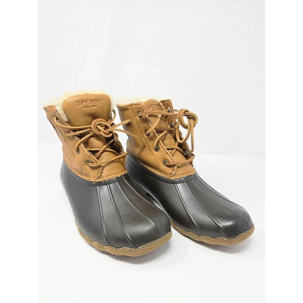 Sperry Saltwater Winter Lux Tan Boot 3M insulate‎ Women's size 9 NIB